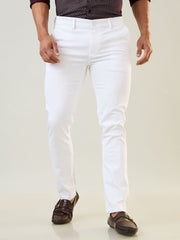White Slim Fit Chinos