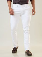 White Slim Fit Chinos