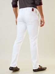 White Slim Fit Chinos