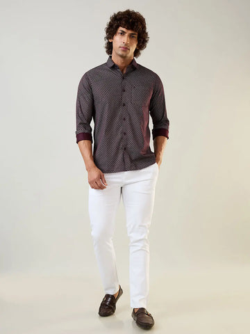 White Slim Fit Chinos Tim Paris