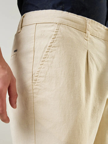Cream Regular Fit Chinos Tim Paris