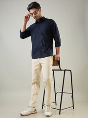 Cream Regular Fit Chinos