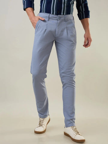 Blue Regular Fit Chinos Tim Paris