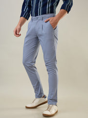 Blue Regular Fit Chinos