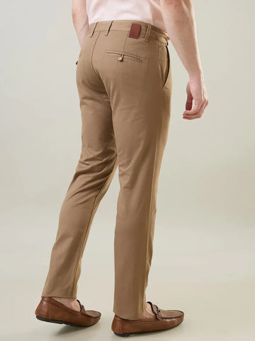 Brown Slim Fit Chinos Tim Paris