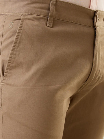 Brown Slim Fit Chinos Tim Paris