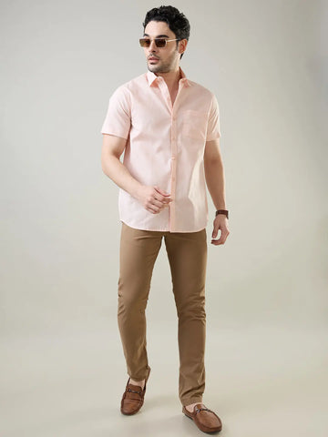Brown Slim Fit Chinos Tim Paris