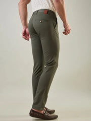 Olive Green LOUIS SLIM TAPERED Chinos TIM PARIS