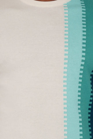Green Flat Knit T-Shirt Tim Paris