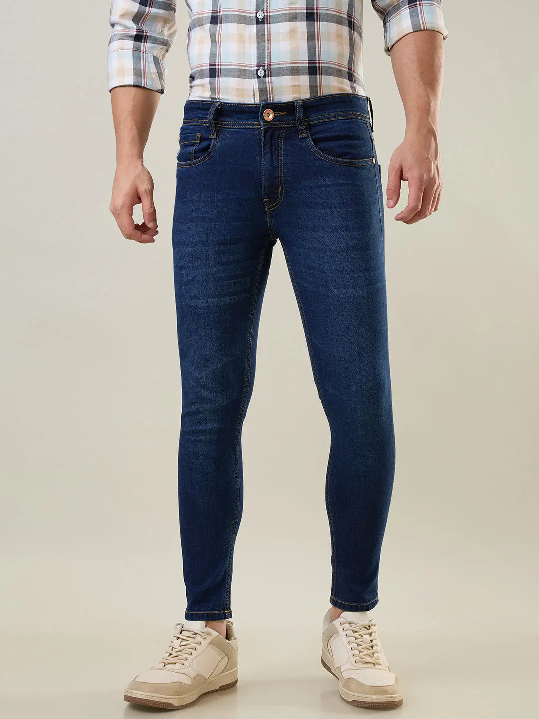 Dark Indigo Kane Skinny Ankle Fit Jeans TIM PARIS
