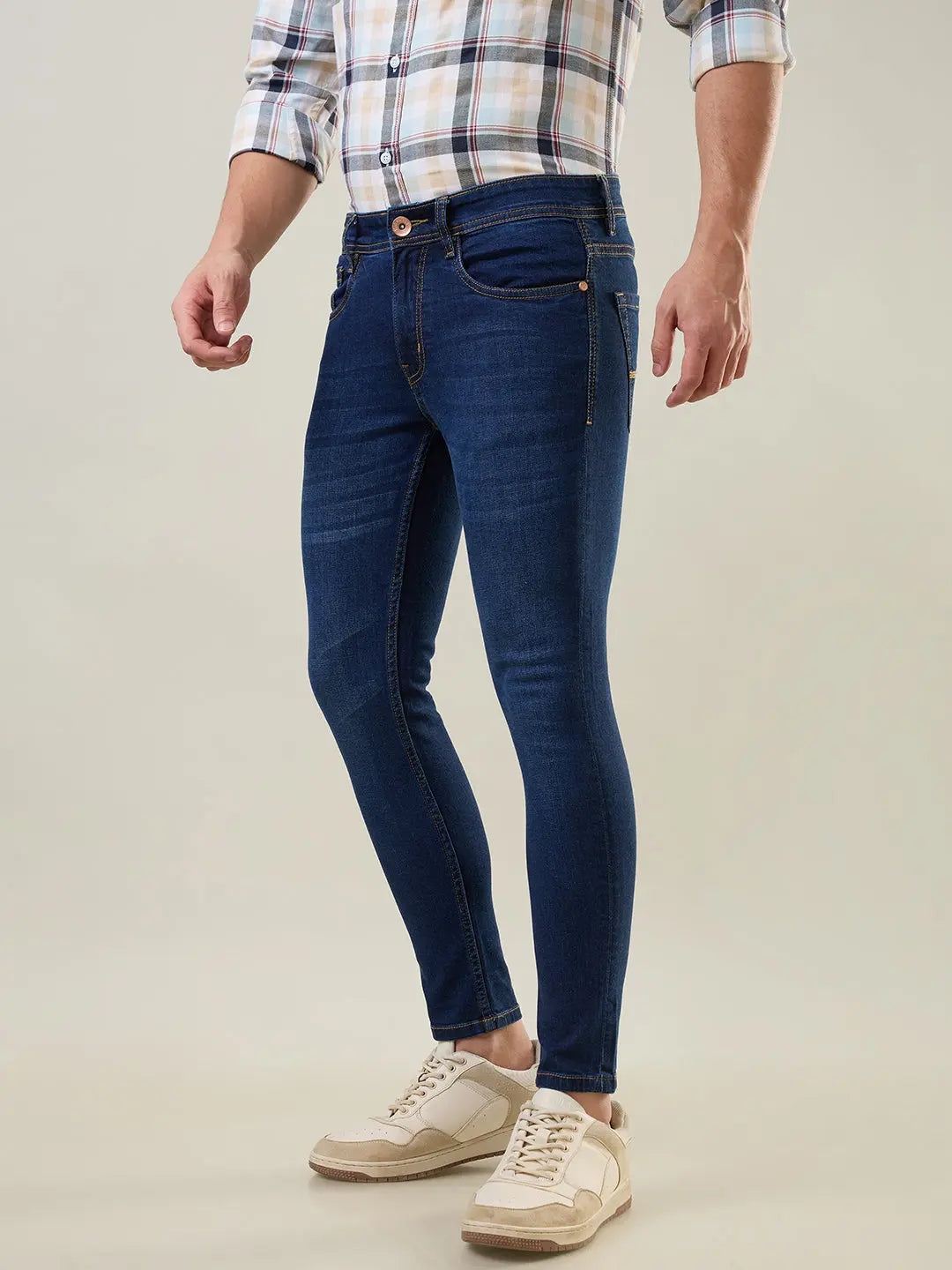 Dark Indigo Kane Skinny Ankle Fit Jeans TIM PARIS