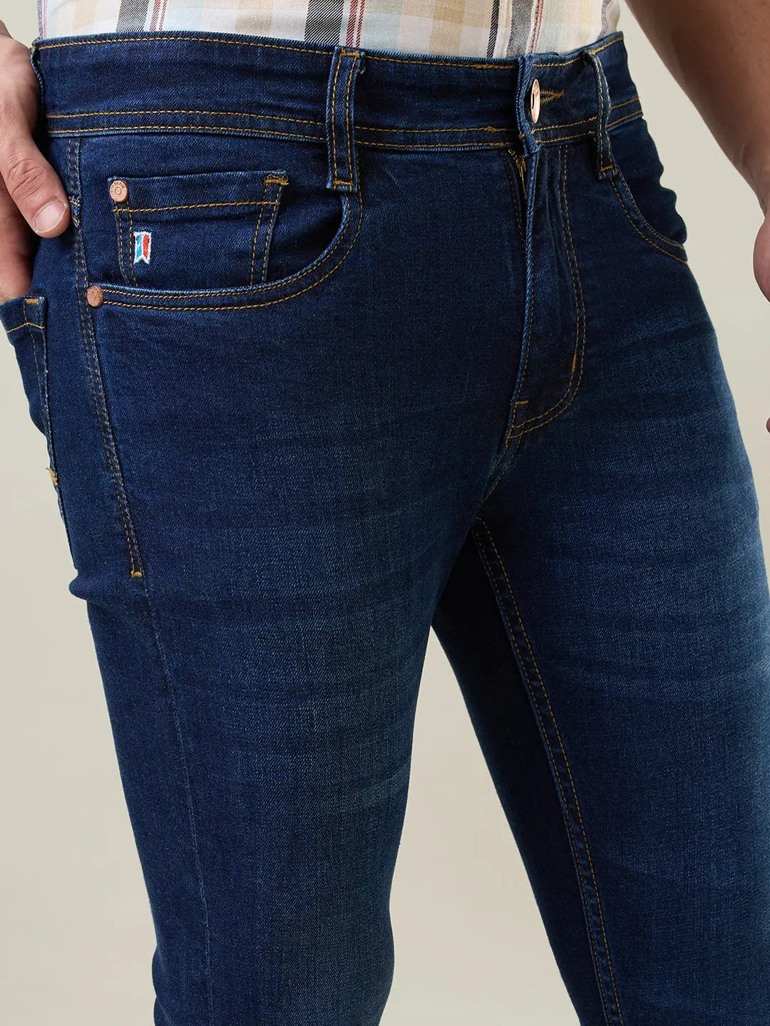 Dark Indigo Kane Skinny Ankle Fit Jeans TIM PARIS