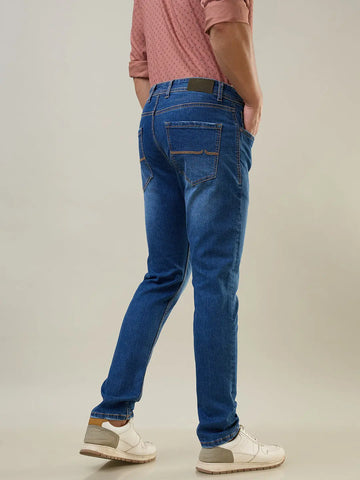 Medium Indigo FERDINAND SLIM TAPERED Jeans TIM PARIS