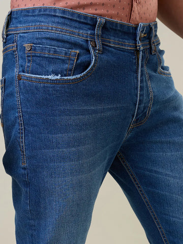 Medium Indigo FERDINAND SLIM TAPERED Jeans TIM PARIS