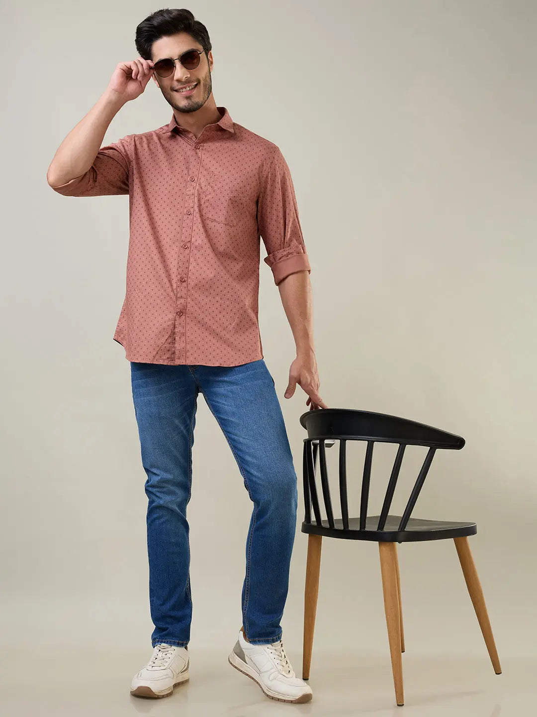 Medium Indigo FERDINAND SLIM TAPERED Jeans TIM PARIS
