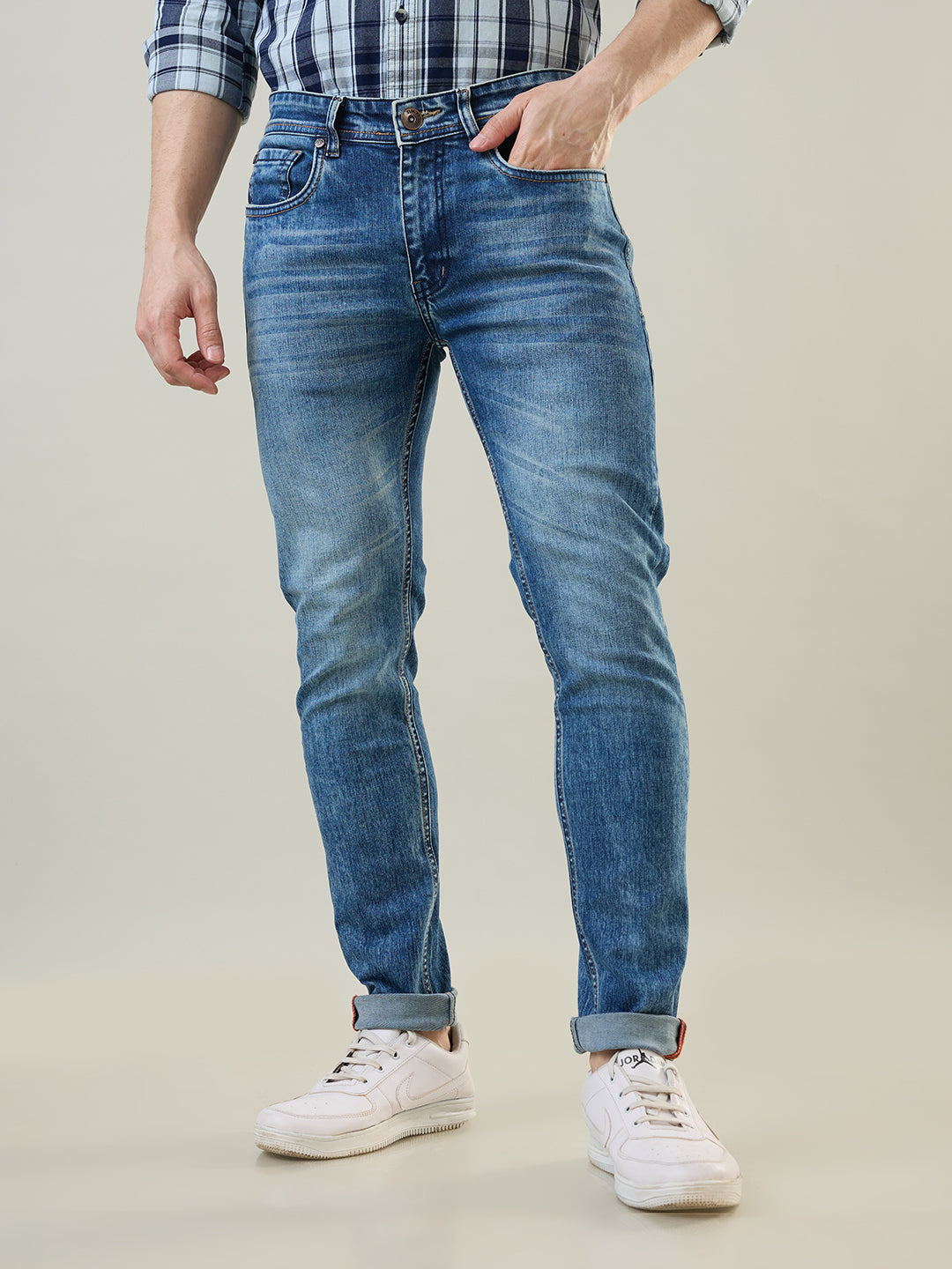 Dark Indigo Hugo Skinny Fit Jeans
