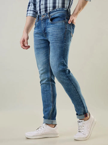 Dark Indigo Hugo Skinny Fit Jeans TIM PARIS