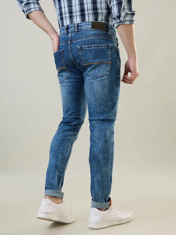 Dark Indigo Hugo Skinny Fit Jeans TIM PARIS