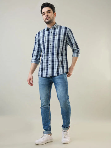 Dark Indigo Hugo Skinny Fit Jeans TIM PARIS