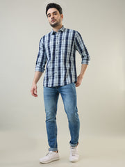 Dark Indigo Hugo Skinny Fit Jeans