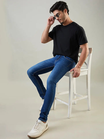 Medium Indigo Hugo Skinny Jeans TIM PARIS