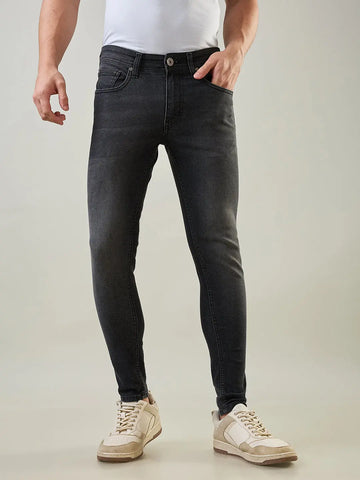 Carbon Black Kane Skinny Ankle Jeans Tim Paris