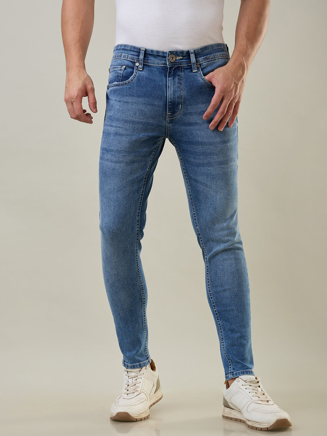 Light Cloud Kane Skinny Ankle Fit Jeans