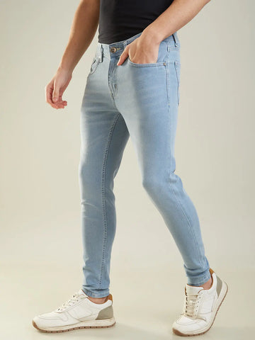 Light Indigo Kane Skinny Ankle Fit Jeans TIM PARIS