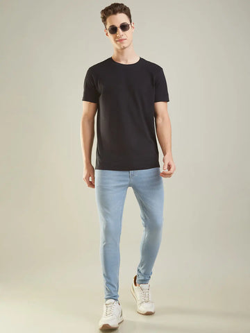 Light Indigo Kane Skinny Ankle Fit Jeans TIM PARIS