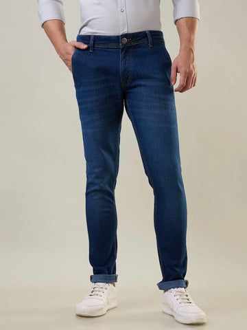 Dark Indigo Ferdinand Slim Tapered Jeans TIM PARIS