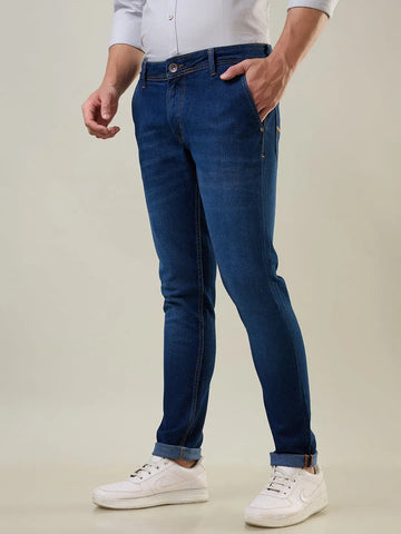 Dark Indigo Ferdinand Slim Tapered Jeans TIM PARIS