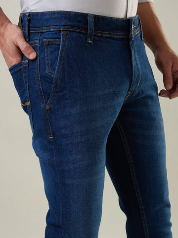 Dark Indigo Ferdinand Slim Tapered Jeans TIM PARIS