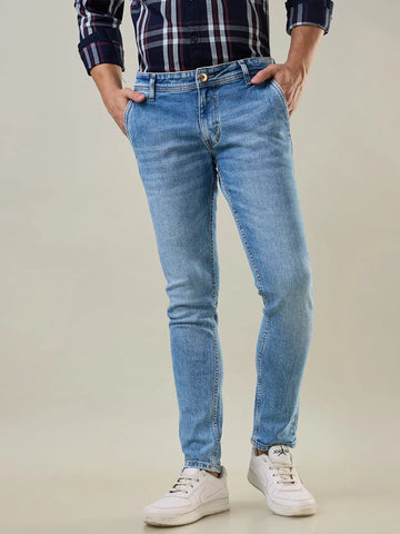 Light Indigo FERDINAND SLIM TAPERED Jeans TIM PARIS