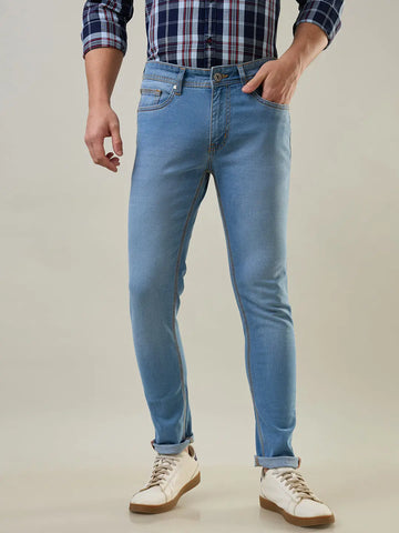 Light Indigo Hugo Skinny Jeans TIM PARIS