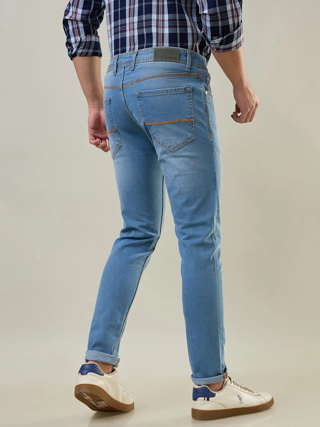 Light Indigo Hugo Skinny Jeans TIM PARIS