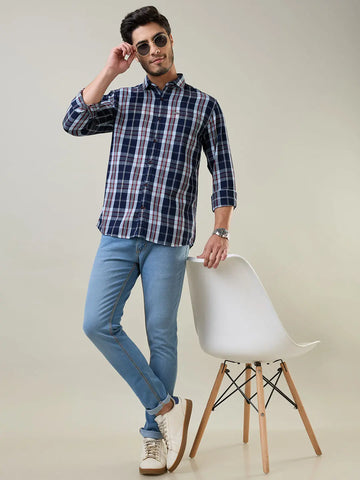 Light Indigo Hugo Skinny Jeans TIM PARIS