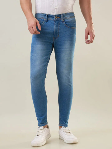 Light Indigo Kane Skinny Ankle Fit Jeans TIM PARIS