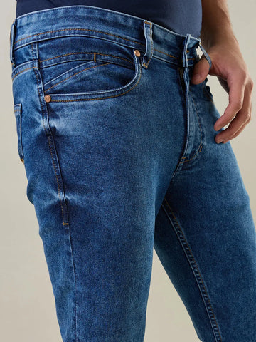 Medium Tint Kane Skinny Ankle Fit Jeans TIM PARIS