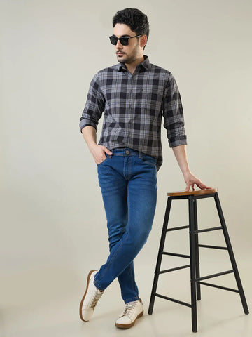 Medium Indigo Hugo Skinny Fit Jeans TIM PARIS