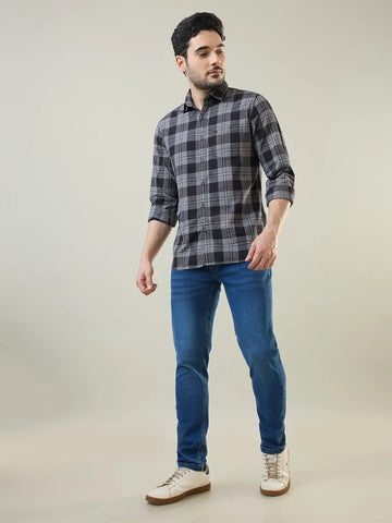 Medium Indigo Hugo Skinny Fit Jeans TIM PARIS