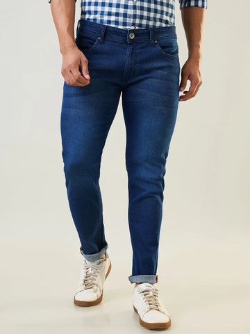 Rinse Blue Skinny Fit Jeans Tim Paris
