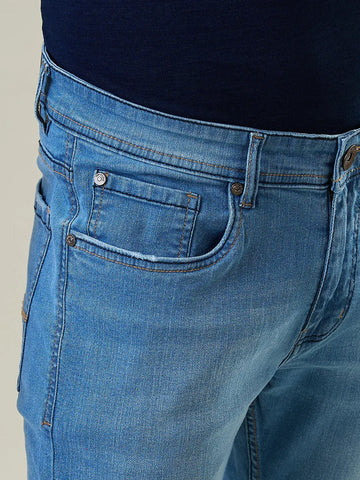 Light Indigo Parker Slim Straight Jeans TIM PARIS