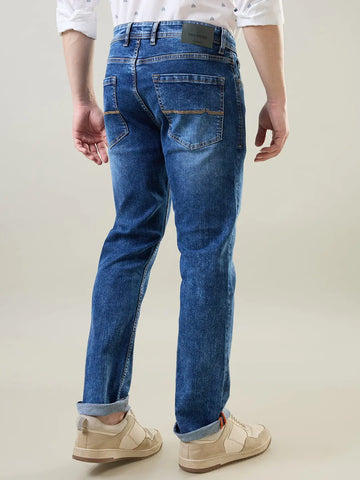 Medium Cloud Parker Slim Straight Jeans TIM PARIS