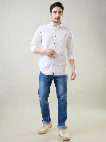 Medium Cloud Parker Slim Straight Jeans TIM PARIS