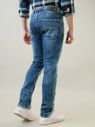 Medium Tint Parker Slim Straight Jeans TIM PARIS
