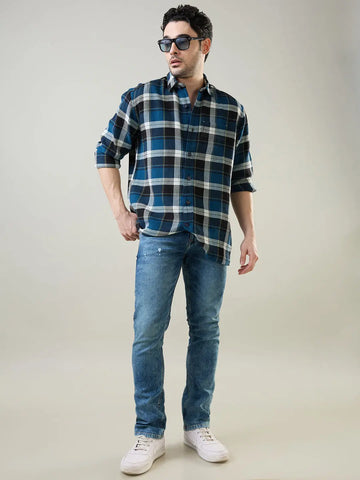 Medium Tint Parker Slim Straight Jeans TIM PARIS
