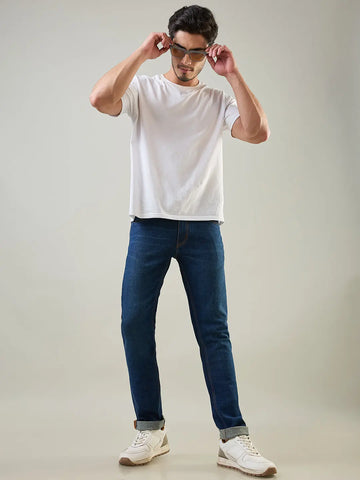 Black Ferdinand Slim Tapered Fit Jeans Tim Paris