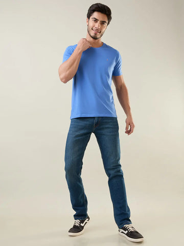 Medium Tint Parker Slim Straight Jeans TIM PARIS