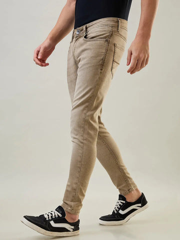 Camel Kane Skinny Ankle Fit Jeans Tim Paris