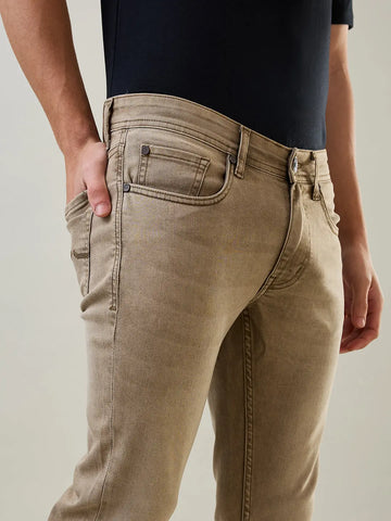 Camel Kane Skinny Ankle Fit Jeans Tim Paris